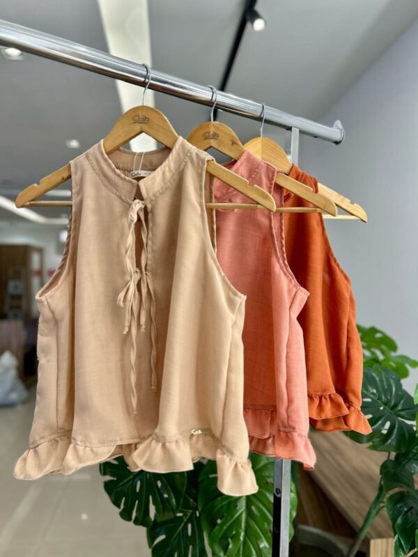 Blusa Gola Alta com laço - Imagem 3